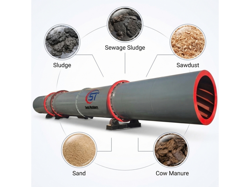 How to Choose a Rotary Drum Dryer for Industrial Materials