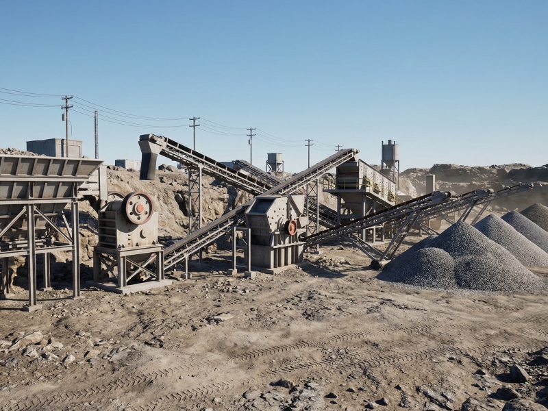 180-220 tph Stone Crusher Plant