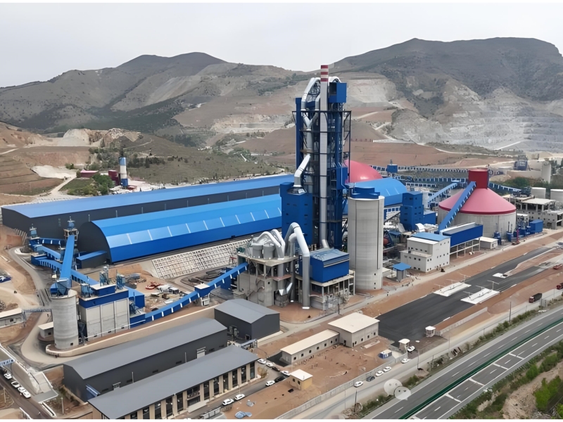 Flow Chart of Cement Rotary Kiln Production Plant