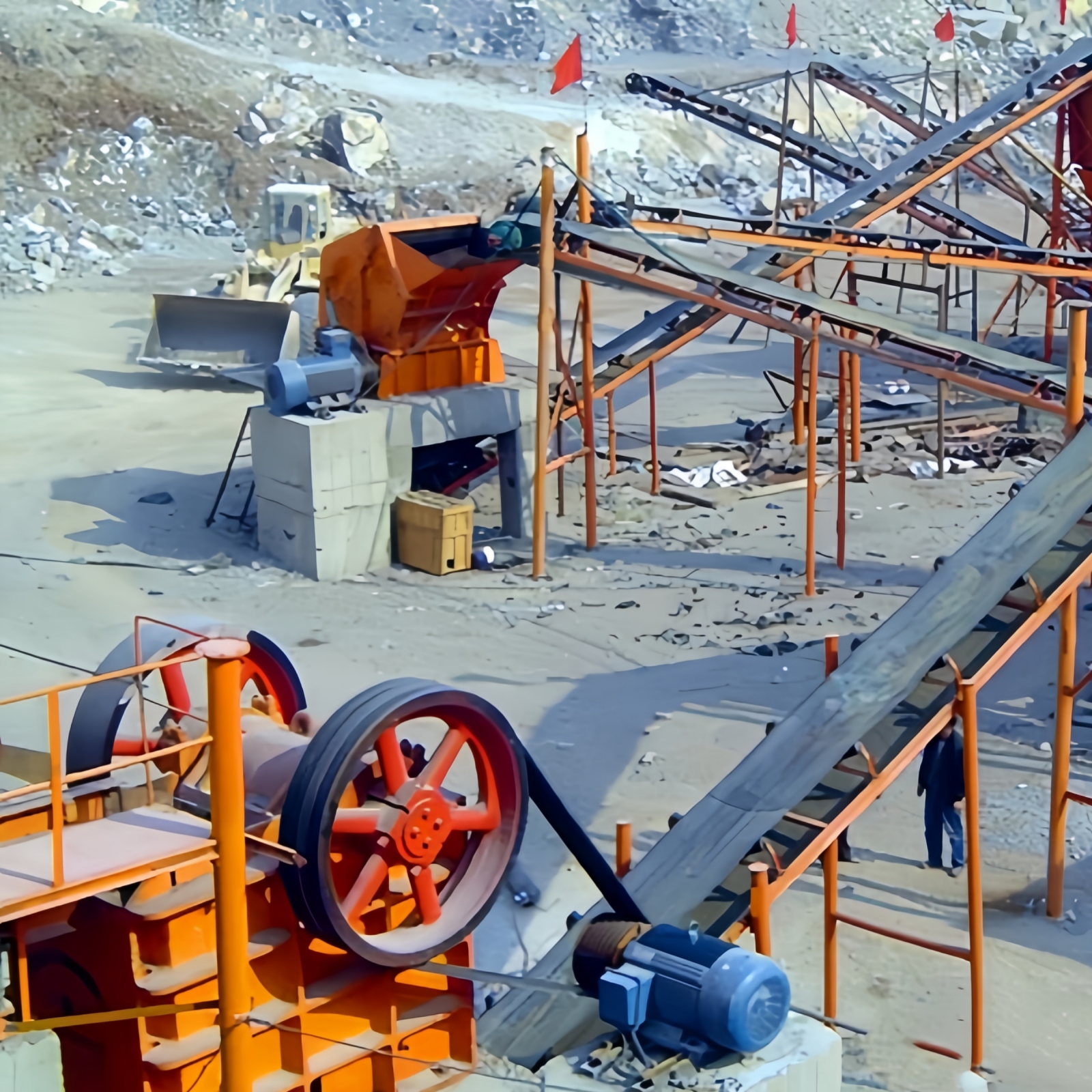 40-60 tph Stone Crushing Plant