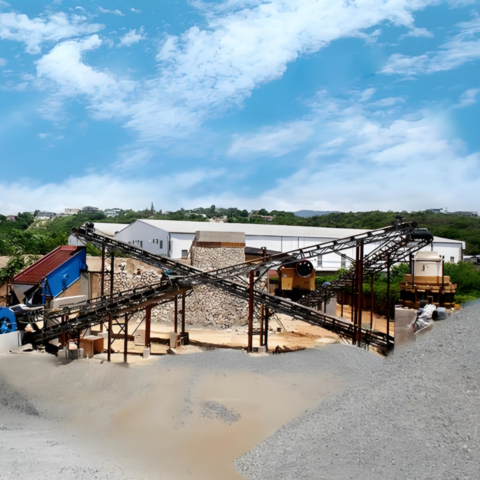 80-100 tph Stone Crusher Plant