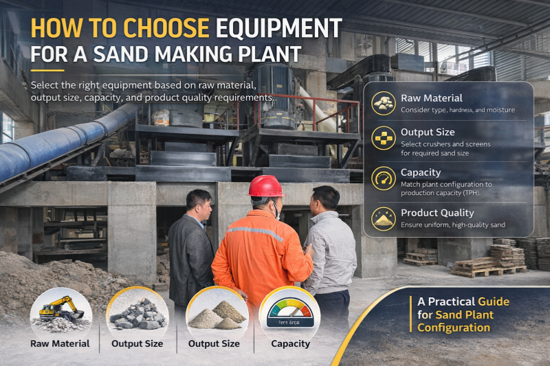 How to Choose Equipment for a Sand Making Plant