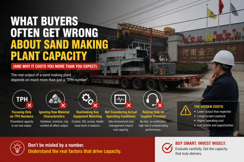 What Buyers Often Get Wrong About Sand Making Plant Capacity