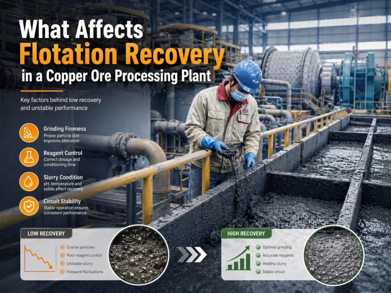 What Affects Flotation Recovery in a Copper Ore Processing Plant