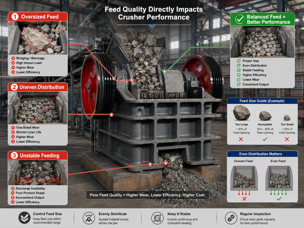 jaw crusher feeding problems jaw crusher feeding problems