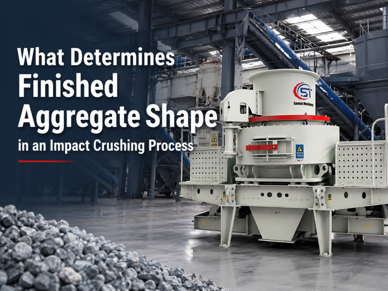 What Determines Finished Aggregate Shape in an Impact Crushing Process