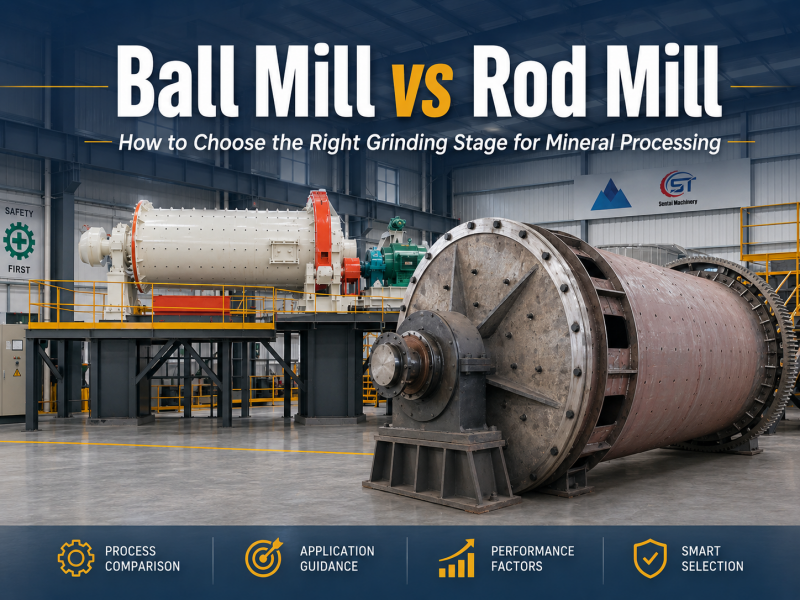 Ball Mill vs Rod Mill: How to Choose the Right Grinding Stage for Mineral Processing