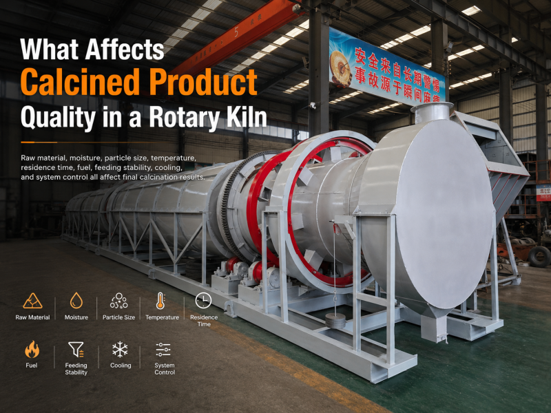 What Affects Calcined Product Quality in a Rotary Kiln