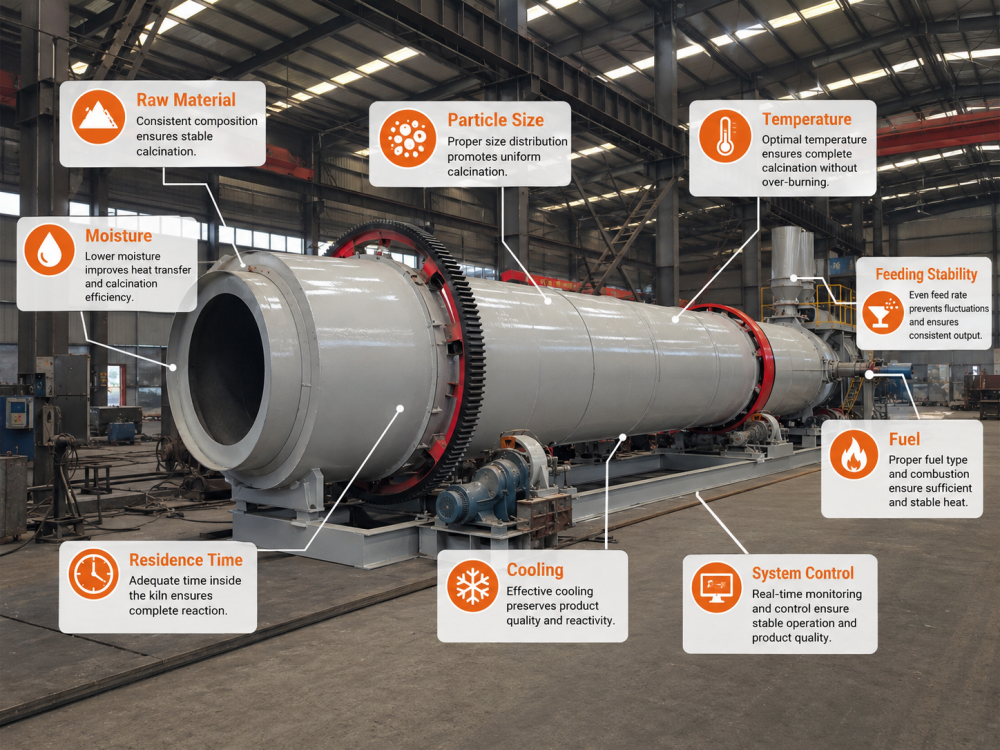 rotary kiln calcination quality rotary kiln calcination quality
