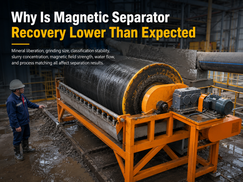 Why Is Magnetic Separator Recovery Lower Than Expected