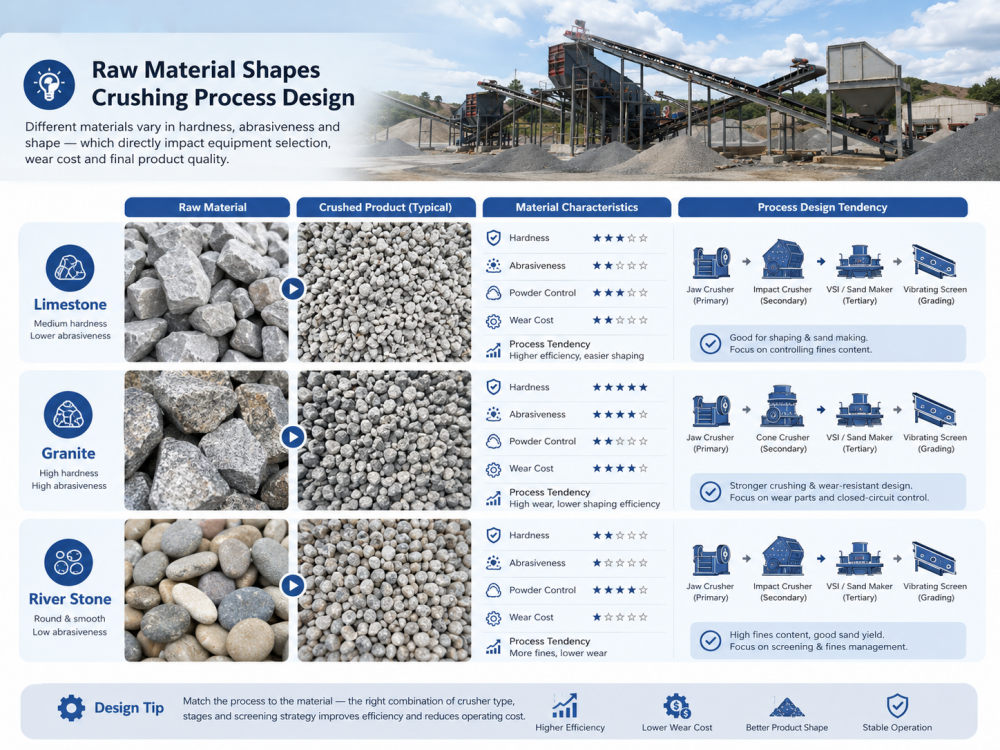 crushing process design