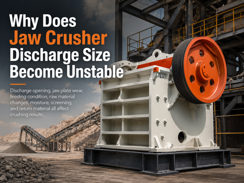 Why Does Jaw Crusher Discharge Size Become Unstable