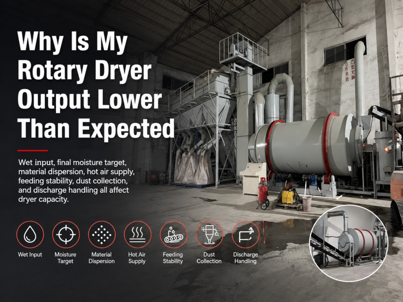Why Is My Rotary Dryer Output Lower Than Expected