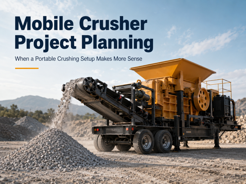 Mobile Crusher Project Planning: When a Portable Crushing Setup Makes More Sense