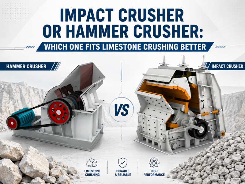 Impact Crusher or Hammer Crusher: Which One Fits Limestone Crushing Better