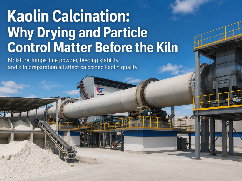 Kaolin Calcination: Why Drying and Particle Control Matter Before the Kiln