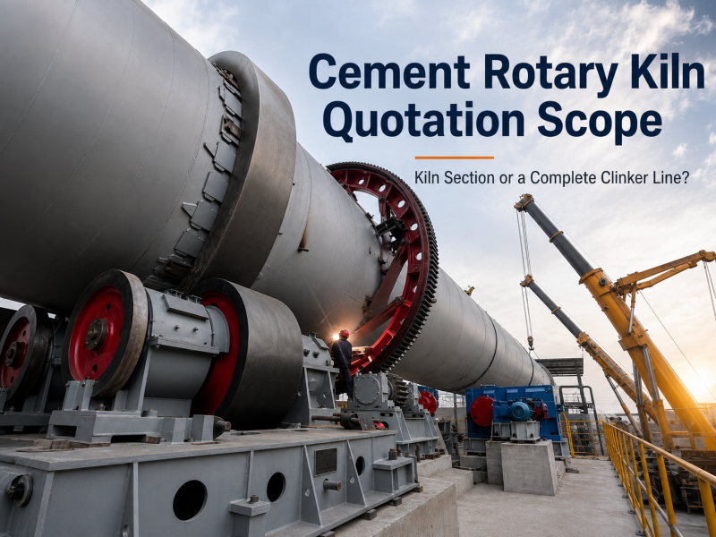 Cement Rotary Kiln Quotation Scope: Are You Buying a Kiln Section or a Complete Clinker Line
