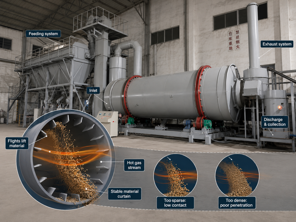 rotary dryer flights