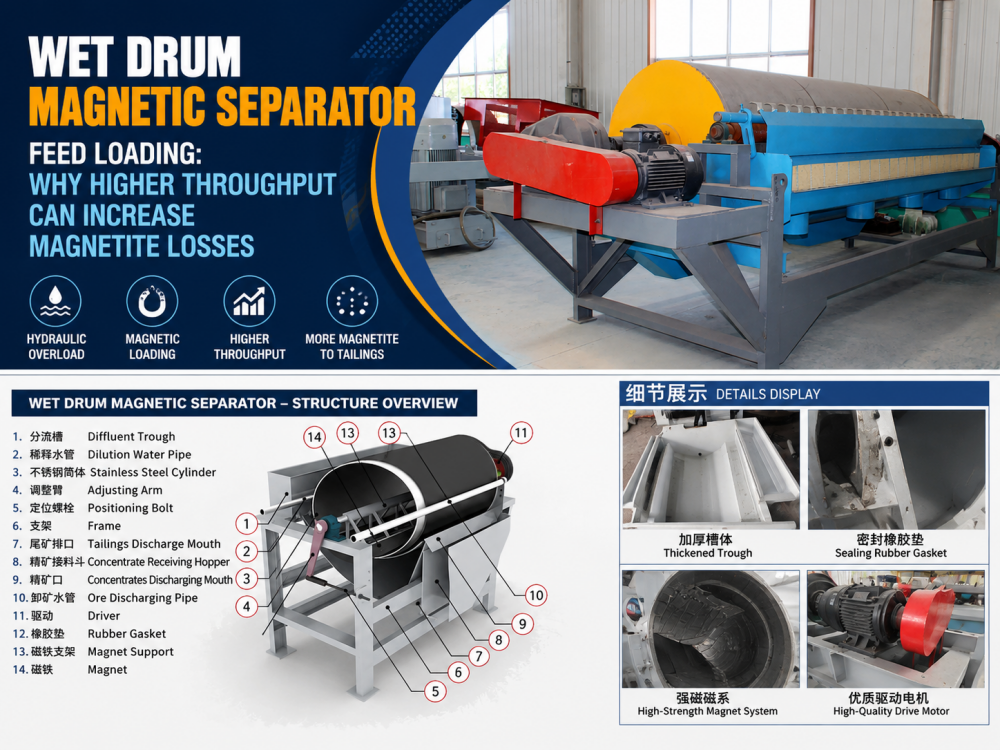 wet drum magnetic separator wet drum magnetic separator