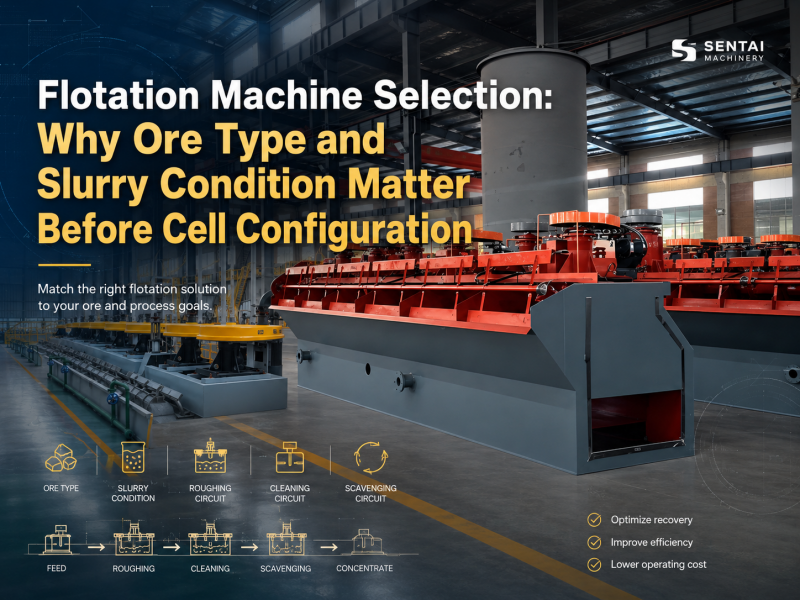 Flotation Machine Selection: Why Ore Type and Slurry Condition Matter Before Cell Configuration