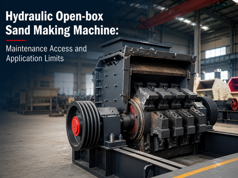 Hydraulic Open-box Sand Making Machine: Maintenance Access and Application Limits