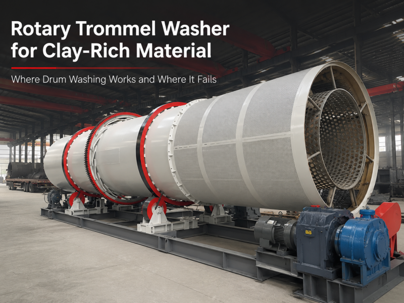 Rotary Trommel Washer for Clay-Rich Material: Where Drum Washing Works and Where It Fails