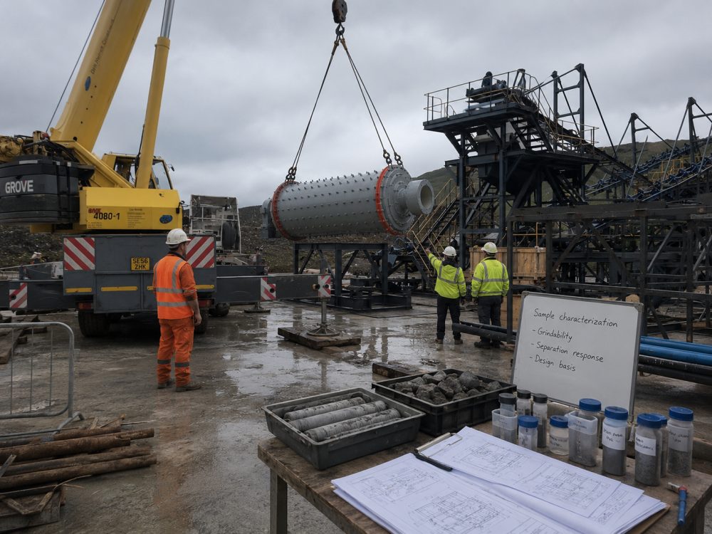 mineral processing test work