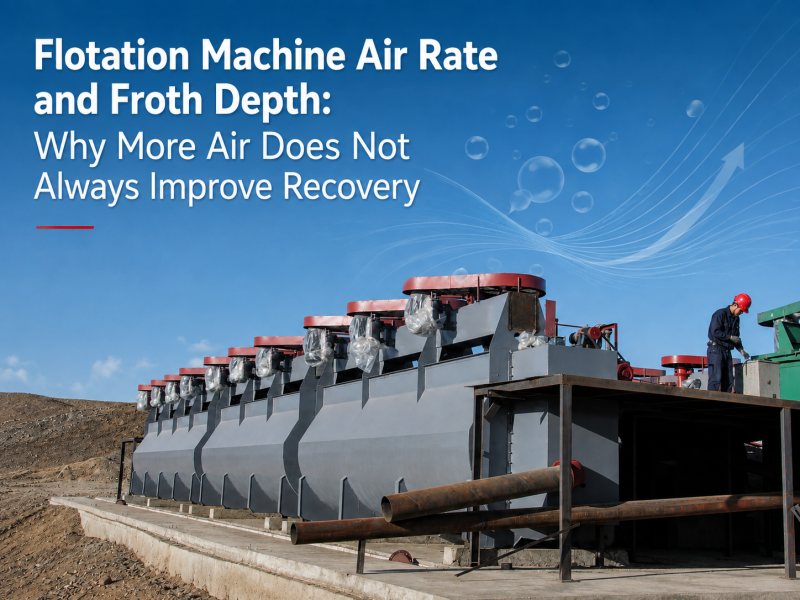 Flotation Machine Air Rate and Froth Depth: Why More Air Does Not Always Improve Recovery