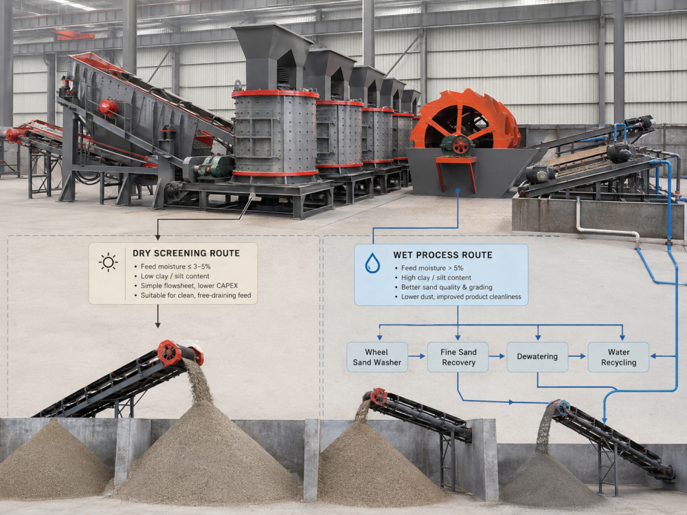 sand washing plant
