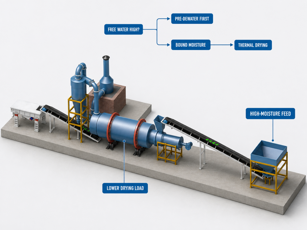 mechanical dewatering before drying mechanical dewatering before drying