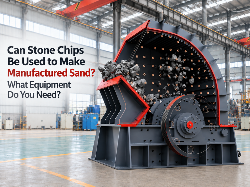 Can Stone Chips Be Used to Make Manufactured Sand? What Equipment Do You Need?