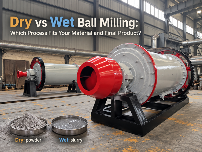 Dry vs Wet Ball Milling: Which Process Fits Your Material and Final Product?